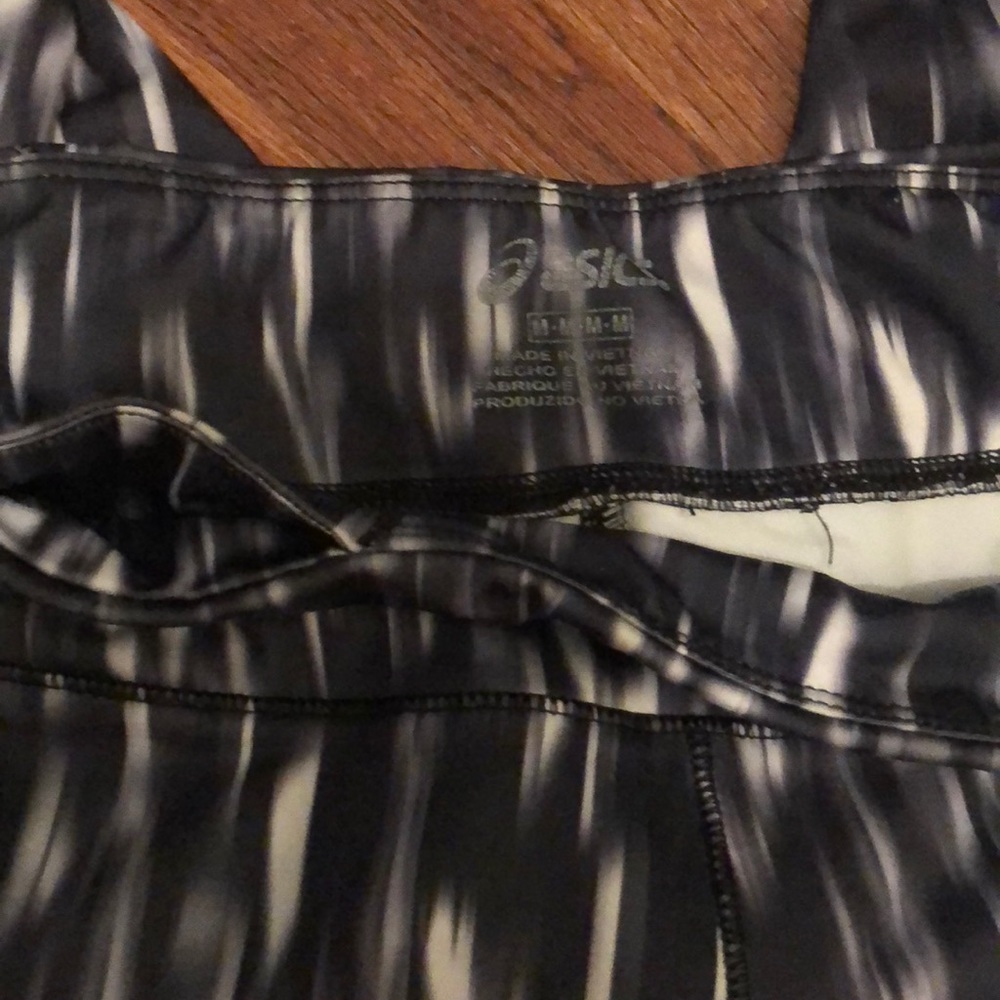 ASICS black/grey/white leggings full length - Picture 4 of 5